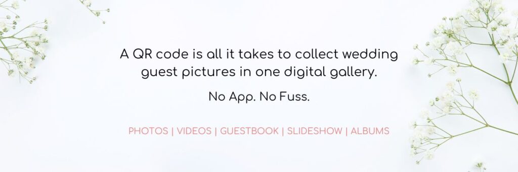 QR Code eDM banner - GUESTPIX | #1 QR Code Event Photo Sharing Platform