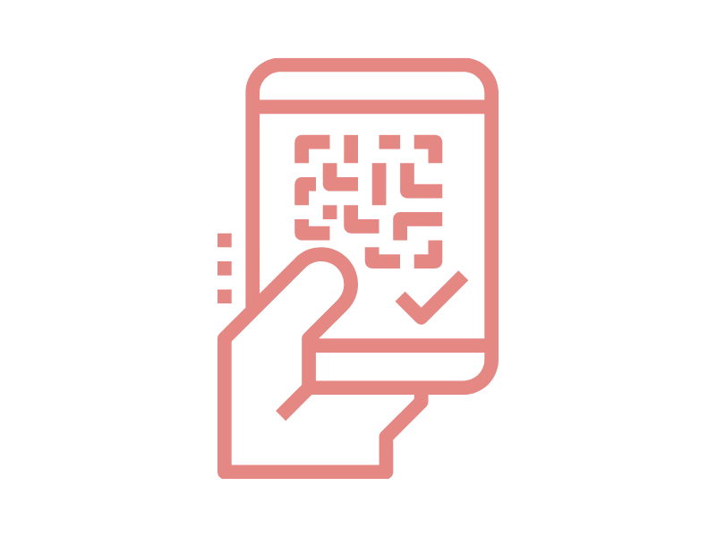 ScanQRCodeIconPink - GUESTPIX | #1 QR Code Event Photo Sharing Platform