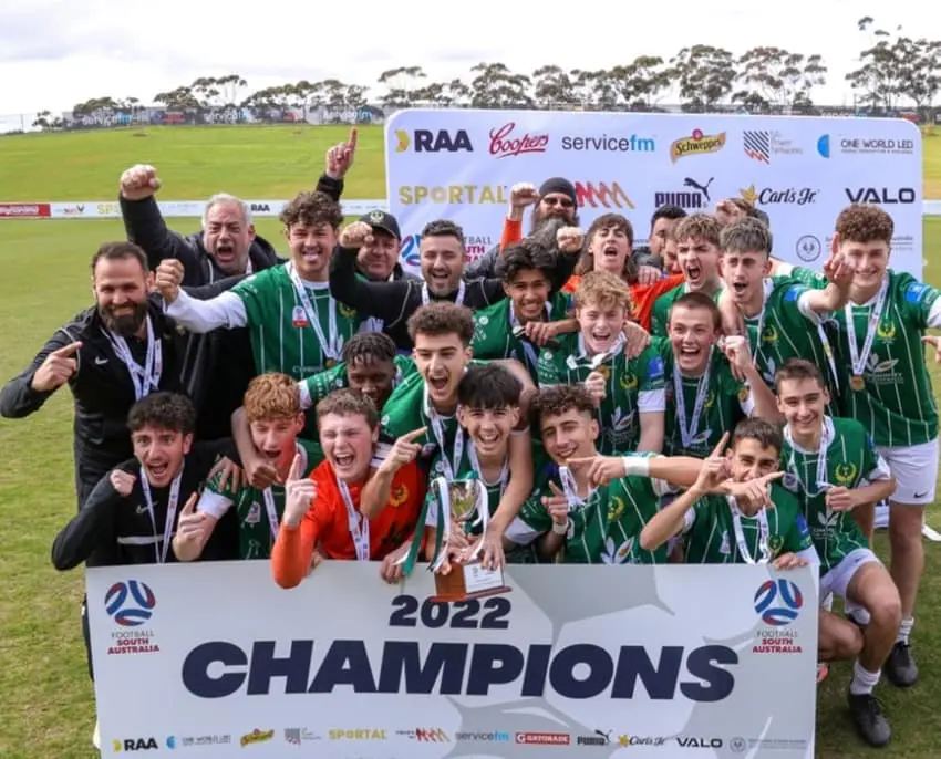 foto de grupo del adelaide cobras fc