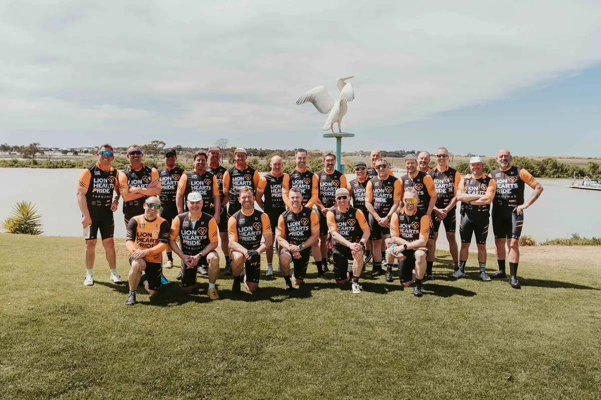 lion hearts ride - foto de equipo