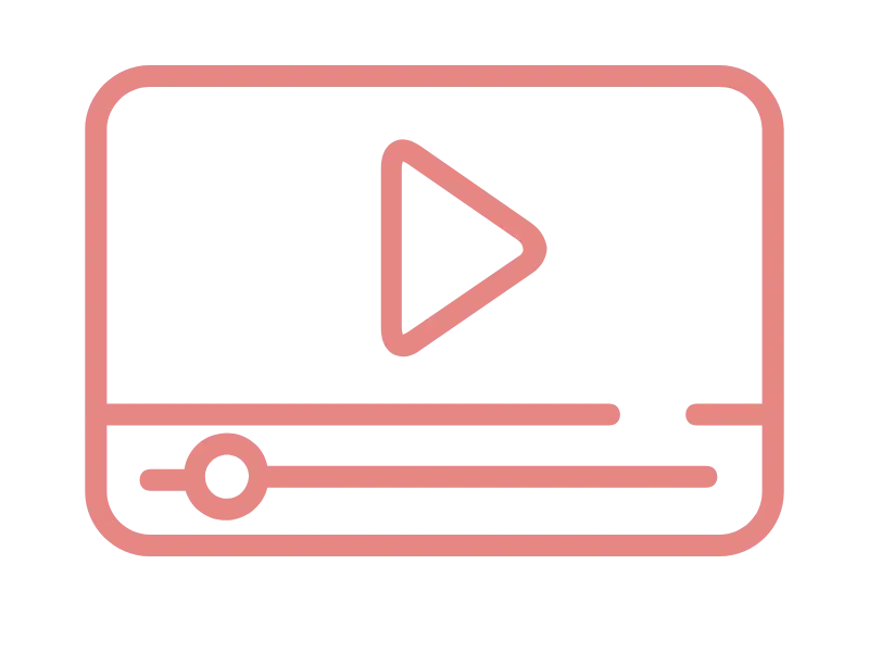 VideoIconPink - GUESTPIX | #1 QR Code Event Photo Sharing Platform